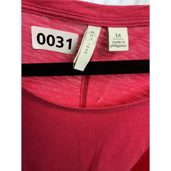 est 1946, women pink shirt,  short sleeve Size M - Picture 6 of 8